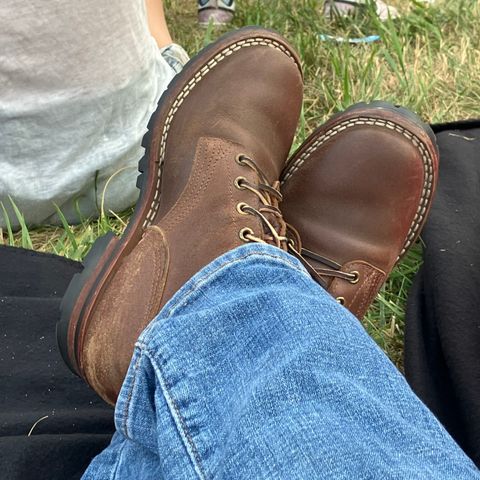 Nicks Urban Logger in Horween Natural Waxed Flesh