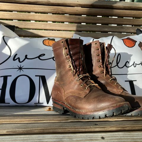 Nicks Urban Logger in Horween Natural Waxed Flesh