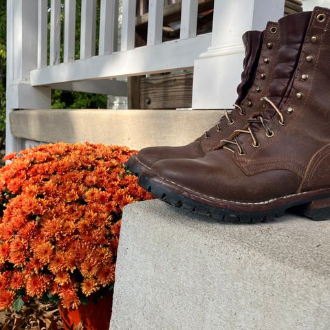 Nicks Urban Logger in Horween Natural Waxed Flesh