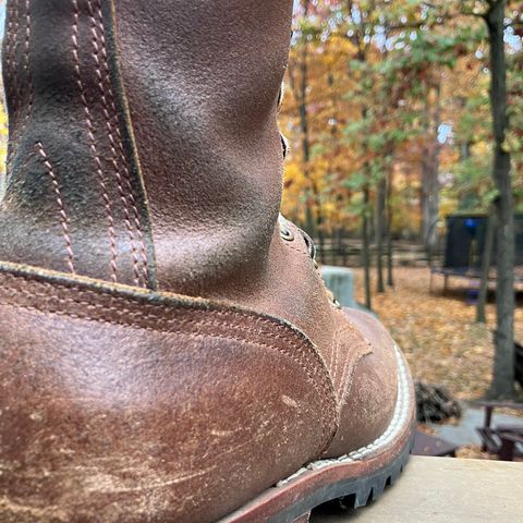 Nicks Urban Logger in Horween Natural Waxed Flesh