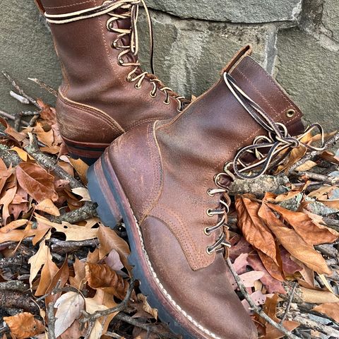 Nicks Urban Logger in Horween Natural Waxed Flesh