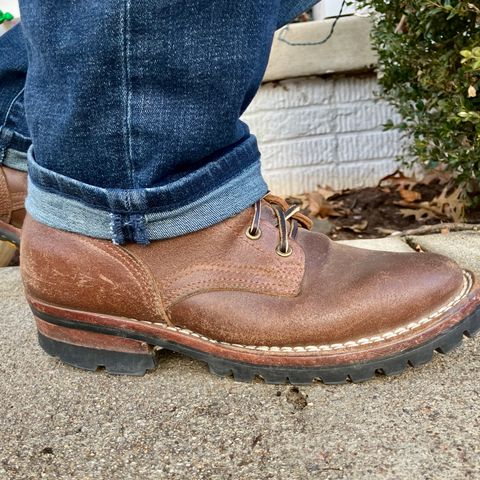 Nicks Urban Logger in Horween Natural Waxed Flesh