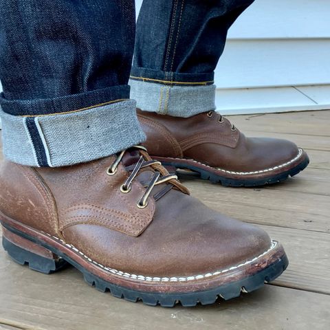 Nicks Urban Logger in Horween Natural Waxed Flesh