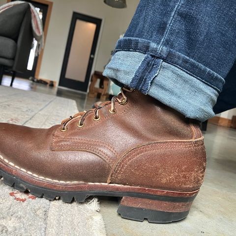 Nicks Urban Logger in Horween Natural Waxed Flesh