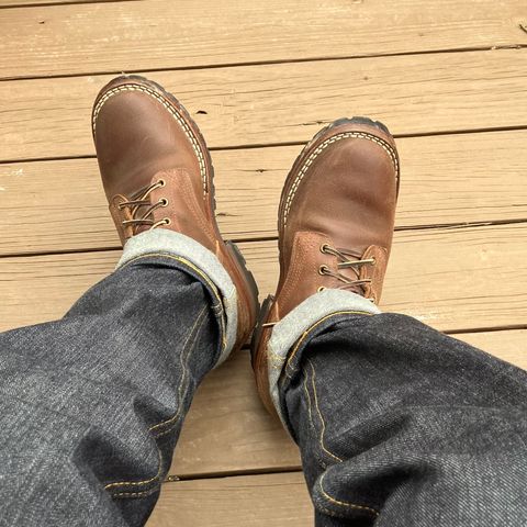 Nicks Urban Logger in Horween Natural Waxed Flesh