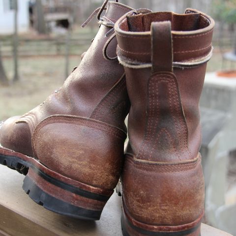 Nicks Urban Logger in Horween Natural Waxed Flesh