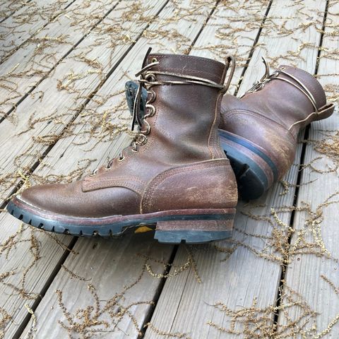 Nicks Urban Logger in Horween Natural Waxed Flesh