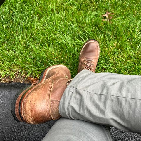 Nicks Urban Logger in Horween Natural Waxed Flesh