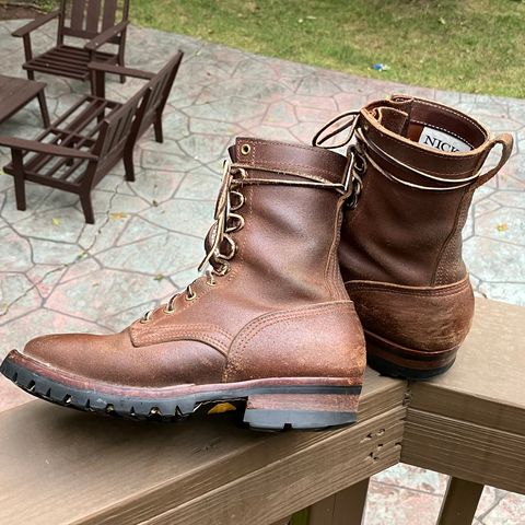 Nicks Urban Logger in Horween Natural Waxed Flesh