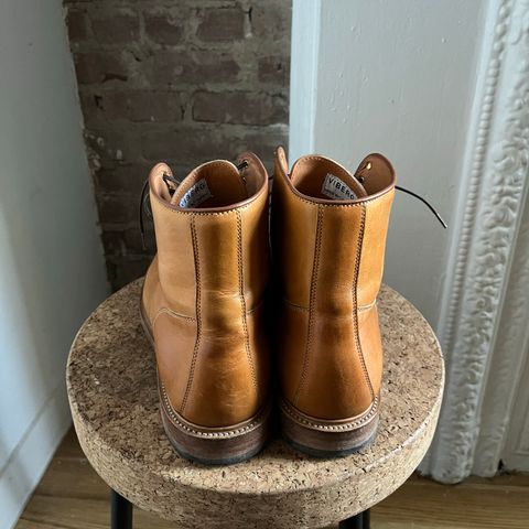 Viberg Officer Boot in Shinki Camel Latigo Horsehide