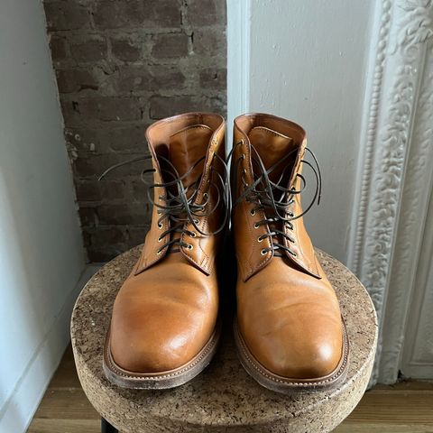Viberg Officer Boot in Shinki Camel Latigo Horsehide