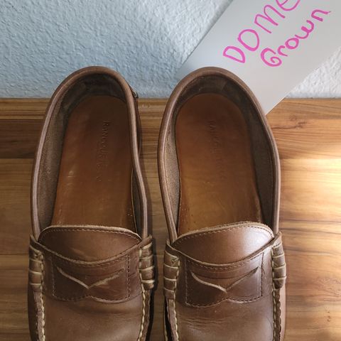 Rancourt & Co. Beefroll Penny Loafers in Horween Natural Chromexcel