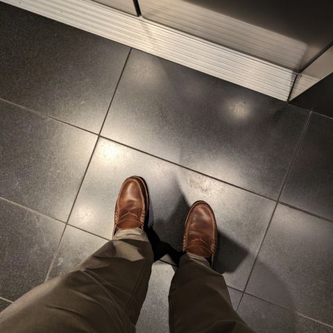 Rancourt & Co. Beefroll Penny Loafers in Natural