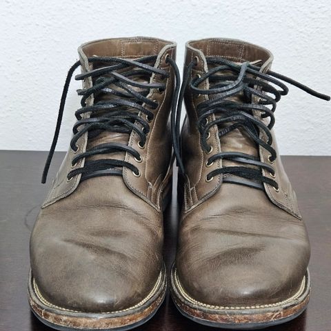 View photo of Viberg Service Boot in C.F. Stead Classic Grey Oiled Culatta