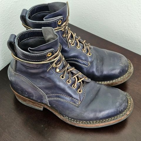 View photo of White's Stitchdown Cruiser in Maryam Navy Horsehide