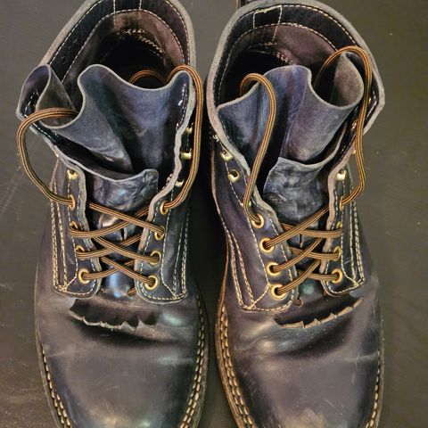 View photo of White's Stitchdown Cruiser in Maryam Navy Horsehide