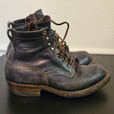 View photo of White's Stitchdown Cruiser in Maryam Navy Horsehide