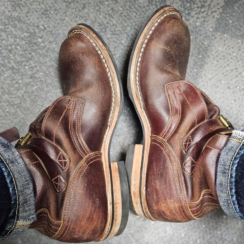 Nicks Heritage TankerPro in Horween Tan Waxed Flesh