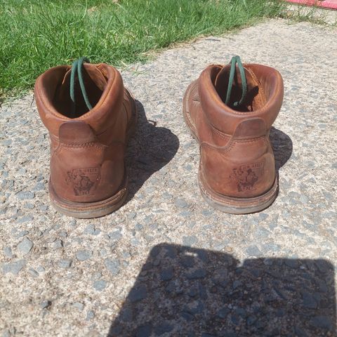 View photo of Jim Green African Ranger Barefoot Boot in Fudge Crazy Horse