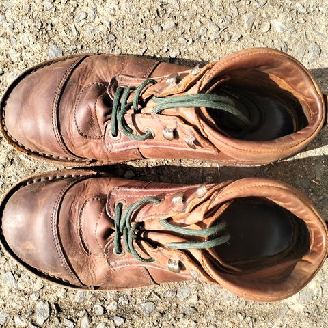 View photo of Jim Green African Ranger Barefoot Boot in Fudge Crazy Horse