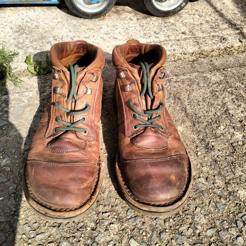 View photo of Jim Green African Ranger Barefoot Boot in Fudge Crazy Horse