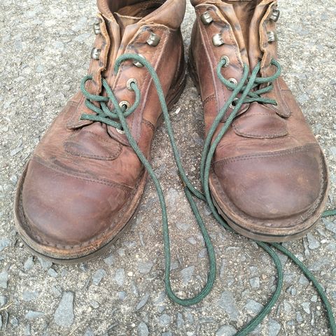 View photo of Jim Green African Ranger Barefoot Boot in Fudge Crazy Horse