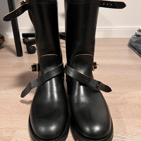 Attractions BILTBUCK Engineer Boots in Black Italian Horsebutt