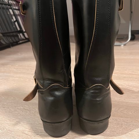 Attractions BILTBUCK Engineer Boots in Black Italian Horsebutt