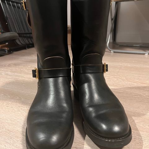 Attractions BILTBUCK Engineer Boots in Black Italian Horsebutt