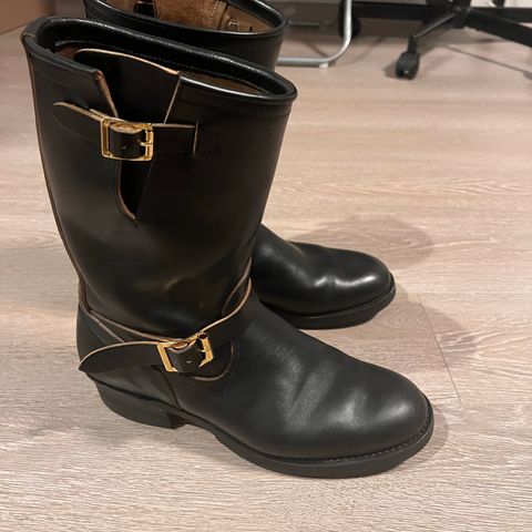 Attractions BILTBUCK Engineer Boots in Black Italian Horsebutt