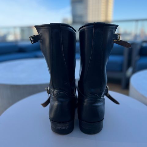 Attractions BILTBUCK Engineer Boots in Black Italian Horsebutt