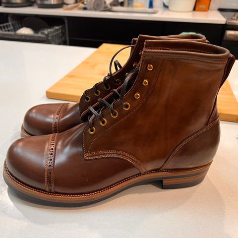 Iron Boots 5515 in Maryam Brown Shell Cordovan