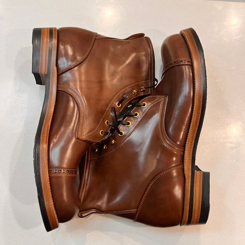 Iron Boots 5515 in Maryam Brown Shell Cordovan