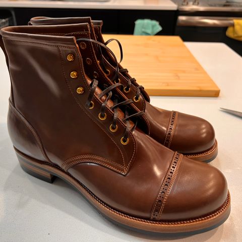 Iron Boots 5515 in Maryam Brown Shell Cordovan