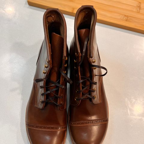 Iron Boots 5515 in Maryam Brown Shell Cordovan