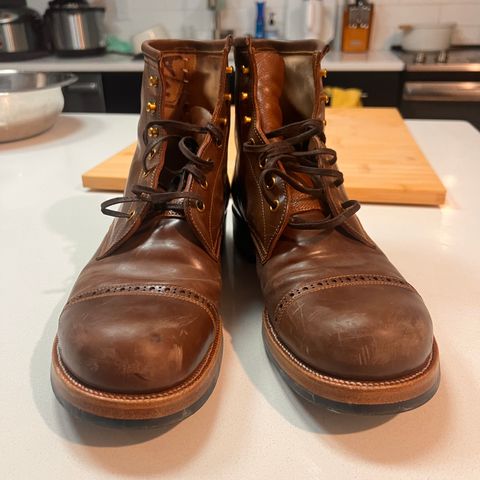 Iron Boots 5515 in Maryam Brown Shell Cordovan