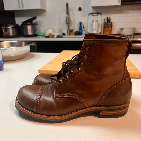 Iron Boots 5515 in Maryam Brown Shell Cordovan
