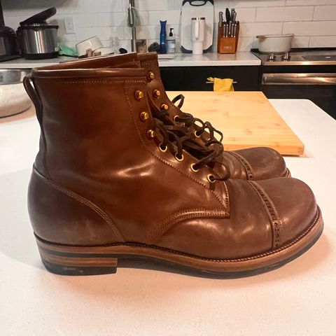 Iron Boots 5515 in Maryam Brown Shell Cordovan