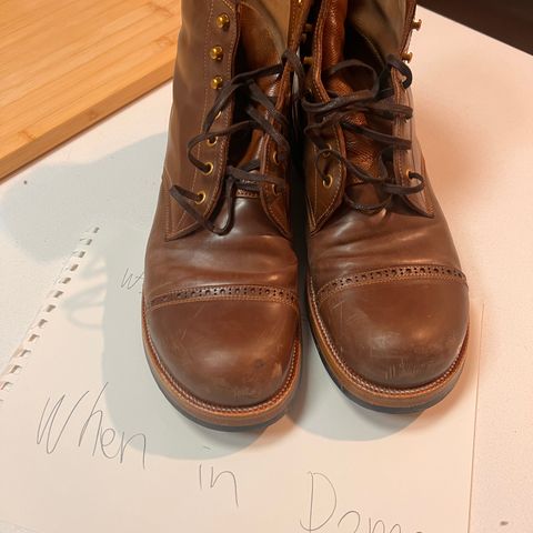Iron Boots 5515 in Maryam Brown Shell Cordovan