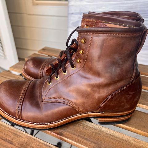 Iron Boots 5515 in Maryam Brown Shell Cordovan