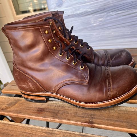 Iron Boots 5515 in Maryam Brown Shell Cordovan