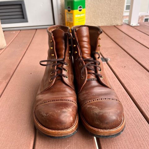 Iron Boots 5515 in Maryam Brown Shell Cordovan