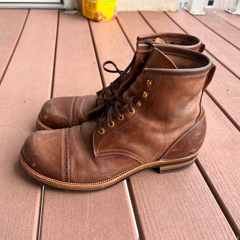 Iron Boots 5515 in Maryam Brown Shell Cordovan