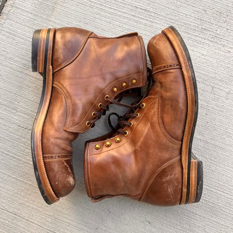 Iron Boots 5515 in Maryam Brown Shell Cordovan