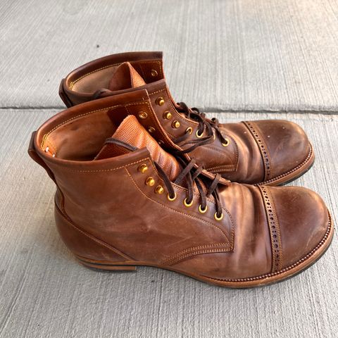 Iron Boots 5515 in Maryam Brown Shell Cordovan