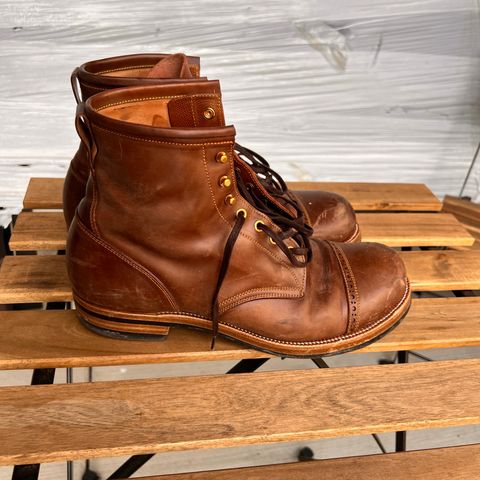 Iron Boots 5515 in Maryam Brown Shell Cordovan