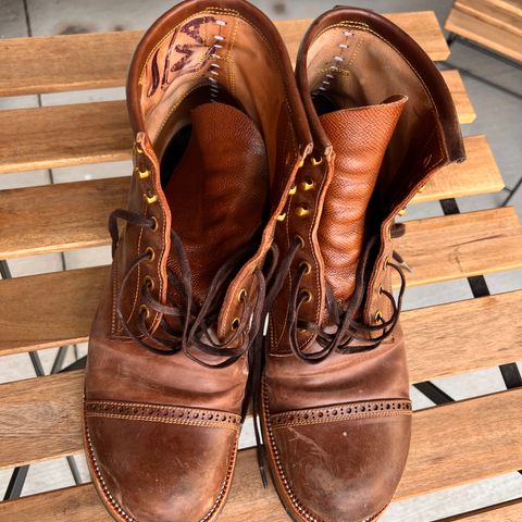 Iron Boots 5515 in Maryam Brown Shell Cordovan