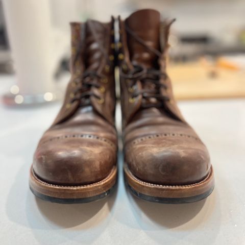 Iron Boots 5515 in Maryam Brown Shell Cordovan