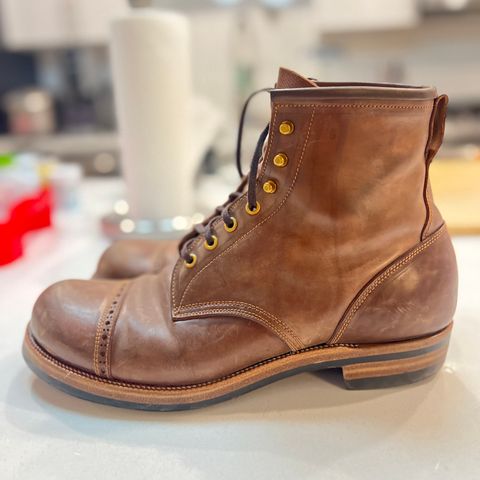 Iron Boots 5515 in Maryam Brown Shell Cordovan