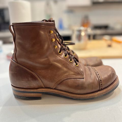 Iron Boots 5515 in Maryam Brown Shell Cordovan